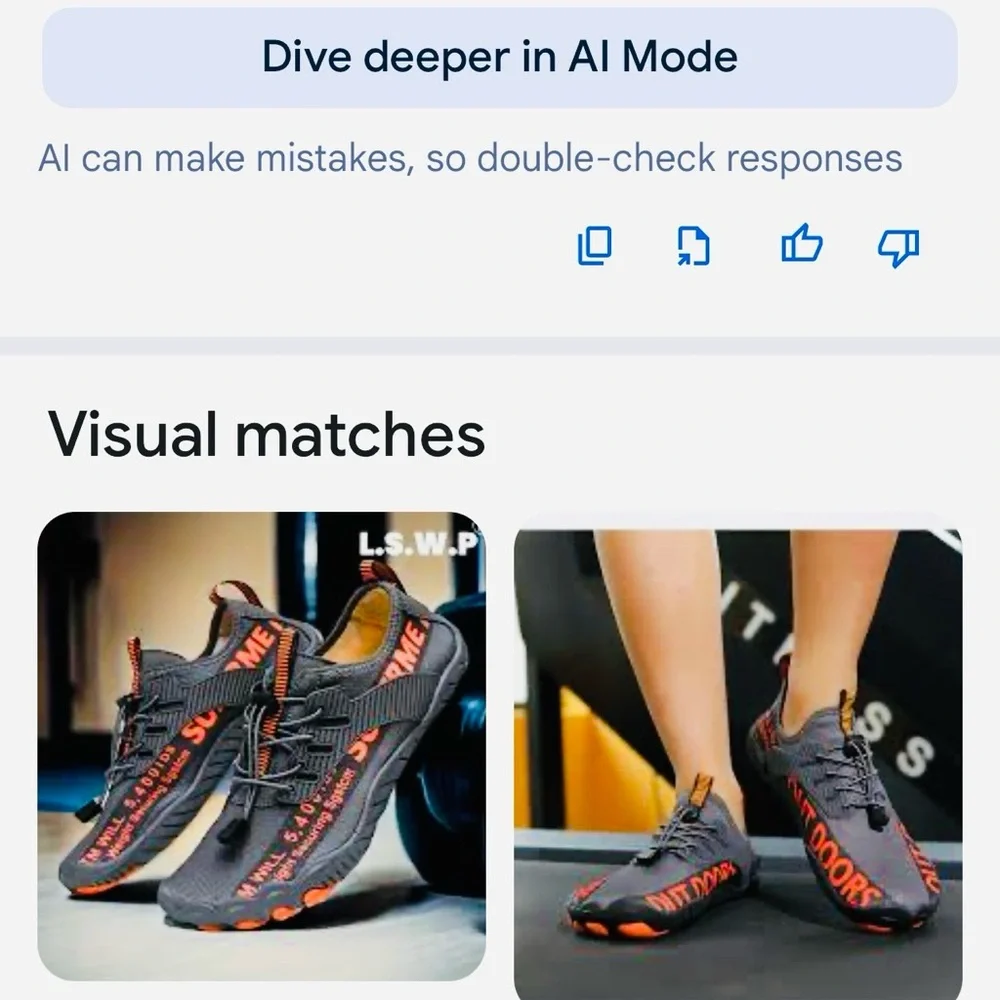 #1519** Stylish Black and Orange Unisex’s Breathable Water Shoes - Picture 5 of 15